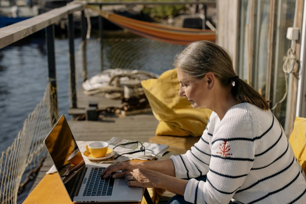 Ontario resident creating a will at home using an online will kit